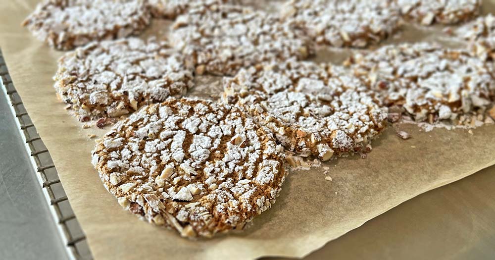 opskrift glutenfri cookies med mandler chokolade