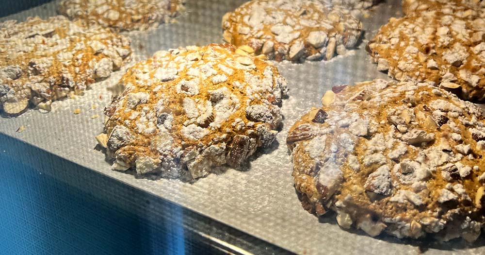 opskrift glutenfri cookies med mandler chokolade