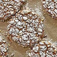 Glutenfri cookies med mandler og chokolade