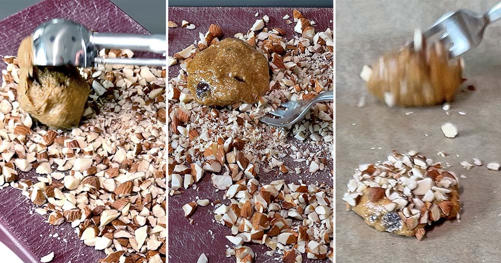 opskrift glutenfri cookies med mandler chokolade